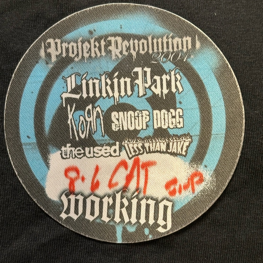 Linkin Park Projekt Revolution 2004 Tour backstage pass